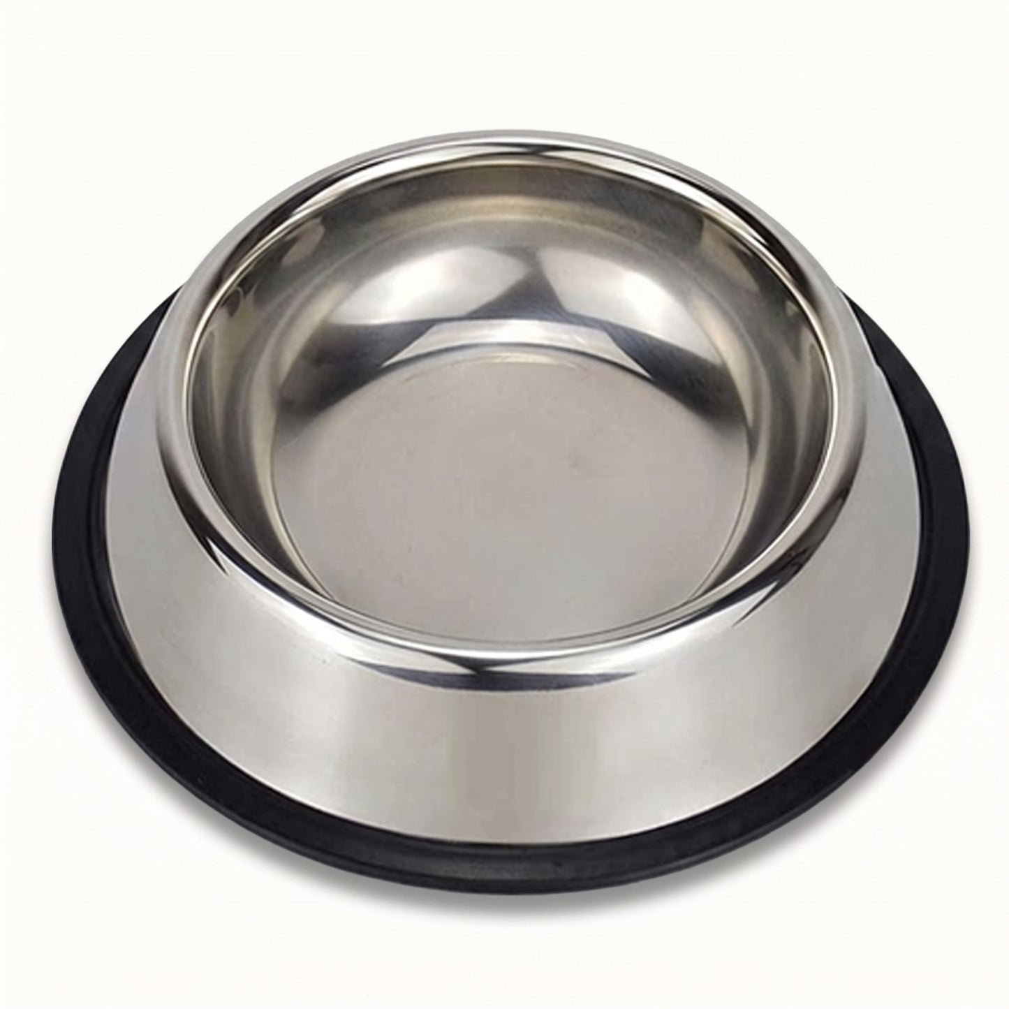 Stainless Steel Non-Slip Pet Bowls – Set of 2
