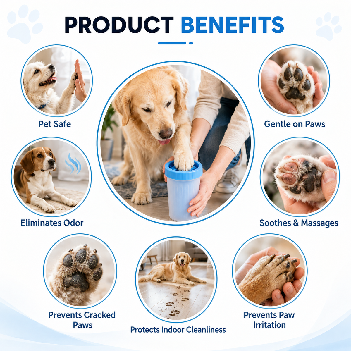 Portable Dog Paw Cleaner Cup