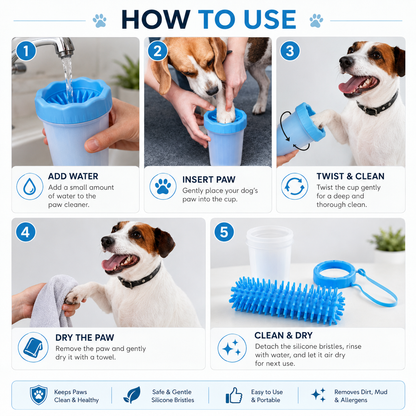 Portable Dog Paw Cleaner Cup