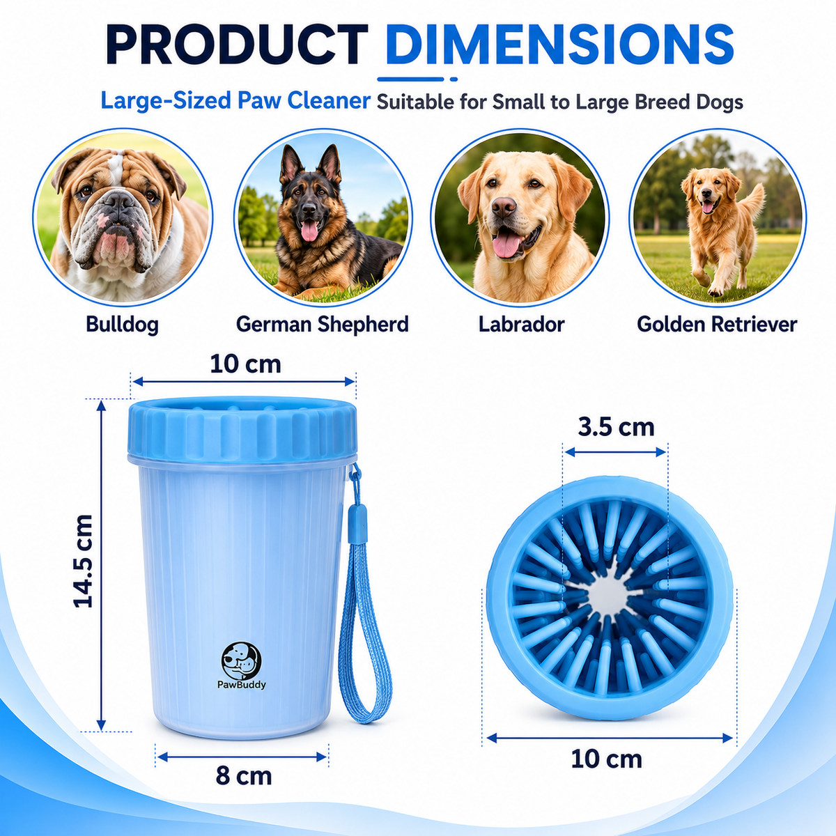 Portable Dog Paw Cleaner Cup
