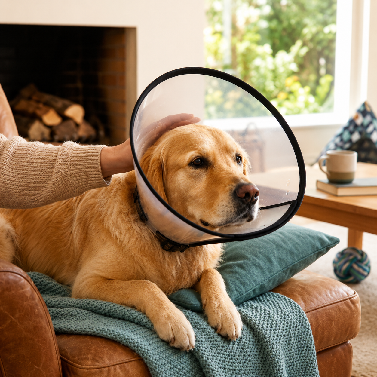 Adjustable Recovery E-Collar for Dogs & Cats