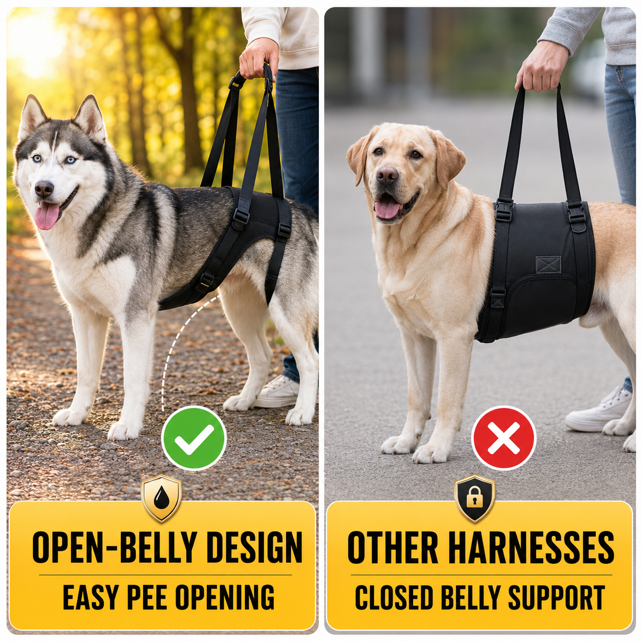Adjustable Dog Rear Leg Support Harness