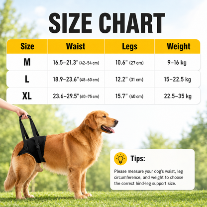 Adjustable Dog Rear Leg Support Harness
