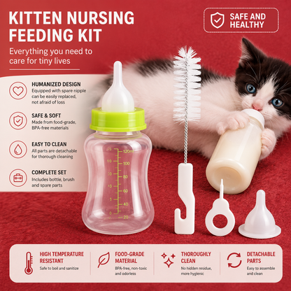 150 ml Silicone Pet Feeding Bottle Set
