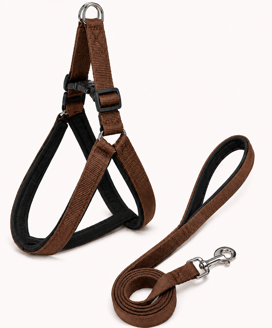 Soft Padded Dog Harness & Leash Set