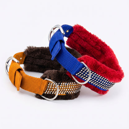 Set of 2- Adjustable Soft-Padded Dog Collar