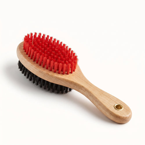 Double-Sided Wooden Pet Grooming Brush