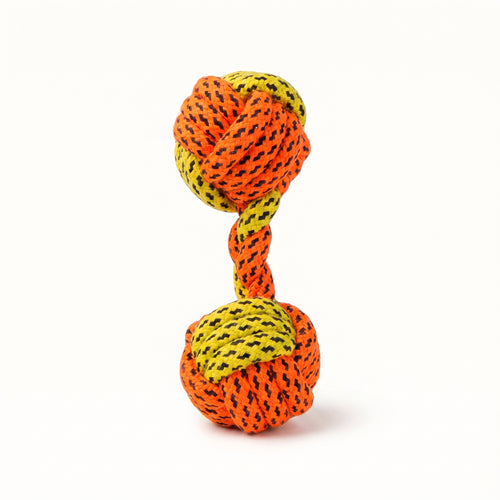 Knotted Cotton Dumbbell Rope Toy for Dogs