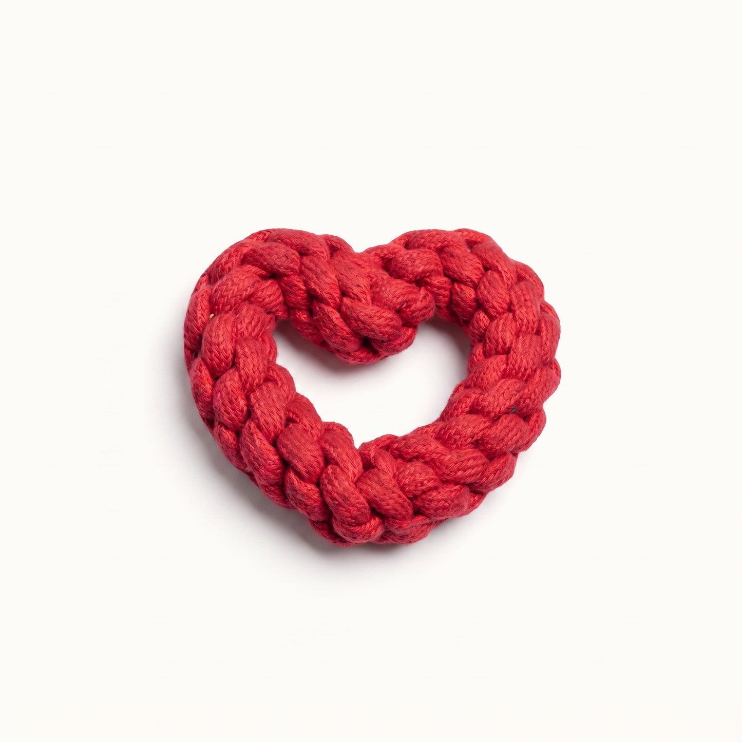 Cotton Heart Rope Toy for Dogs