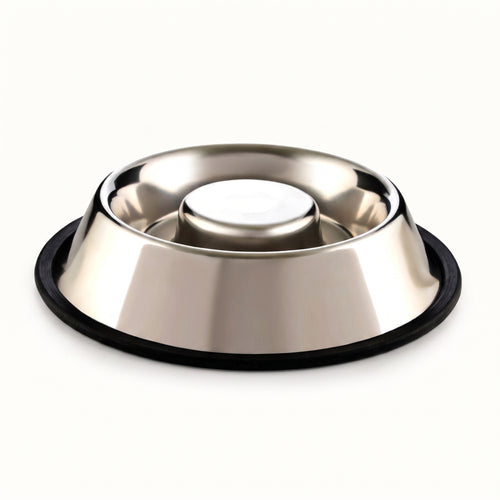 Stainless Steel Slow Feeder Bowl for Dogs