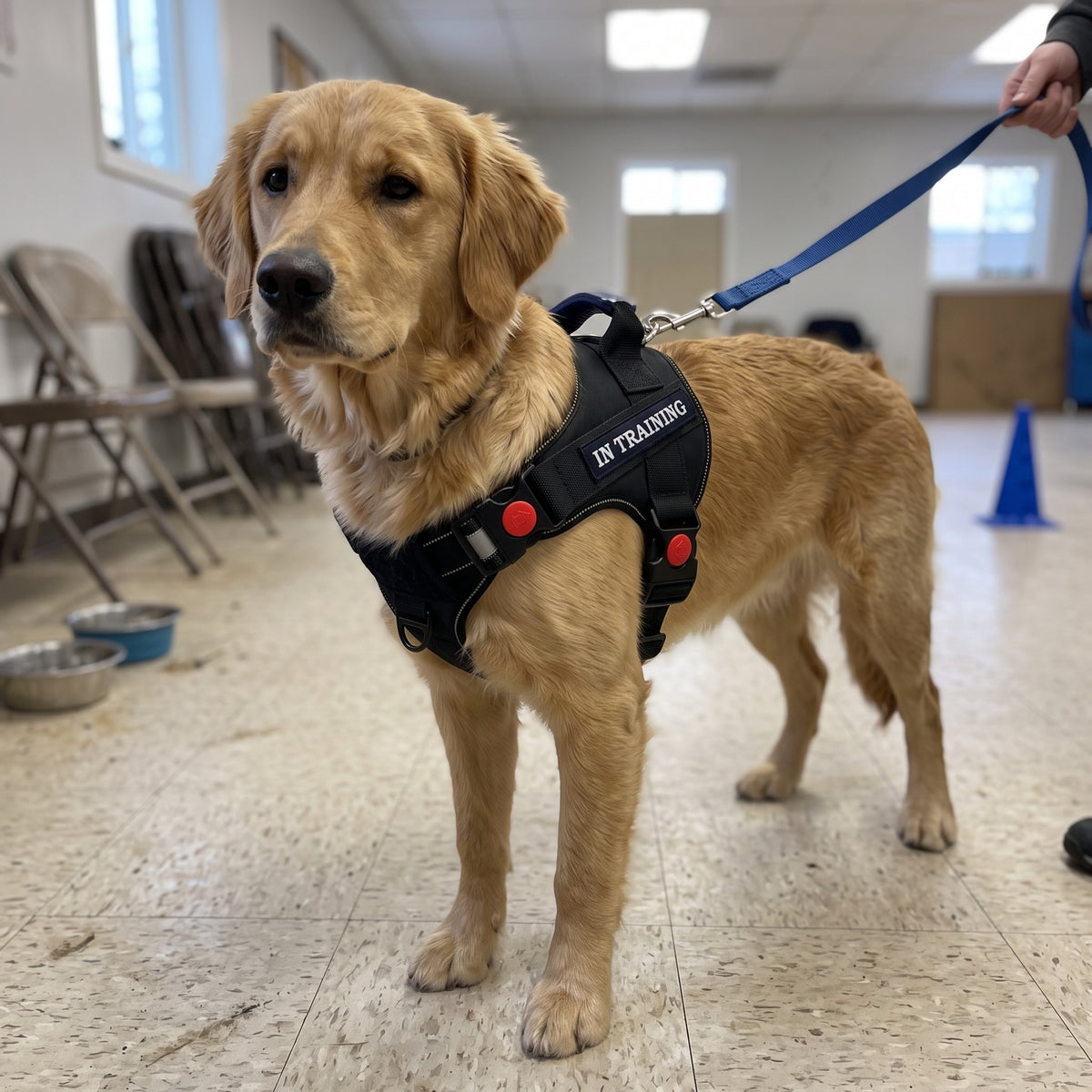 Adjustable Padded Dog Harness with Handle