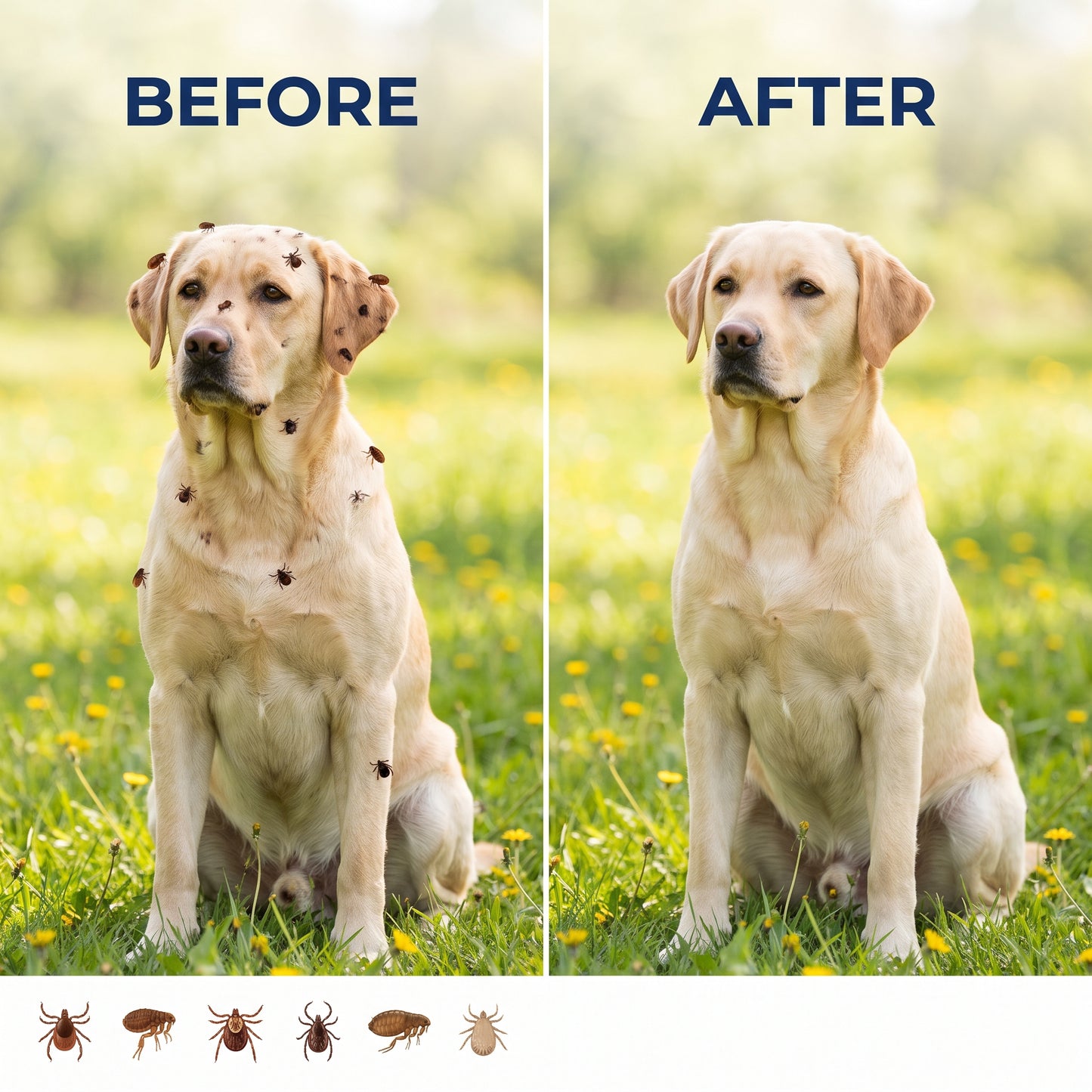 Anti-Tick & Flea Shampoo for Dogs & Cats