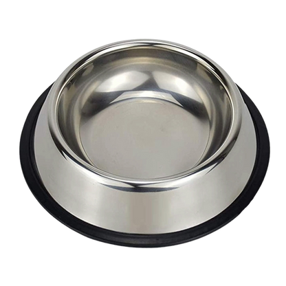 Stainless Steel Food/Water Feeding Bowl for Dogs & Puppies