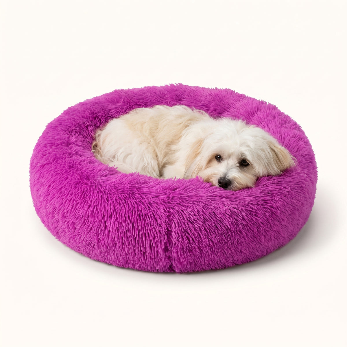 Reversible Round Donut Bed for Dogs & Cats
