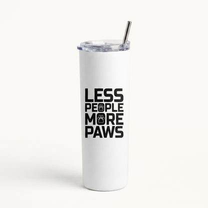 Less People More Paws Insulated Tumbler