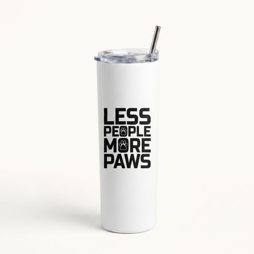 Less People More Paws Insulated Tumbler