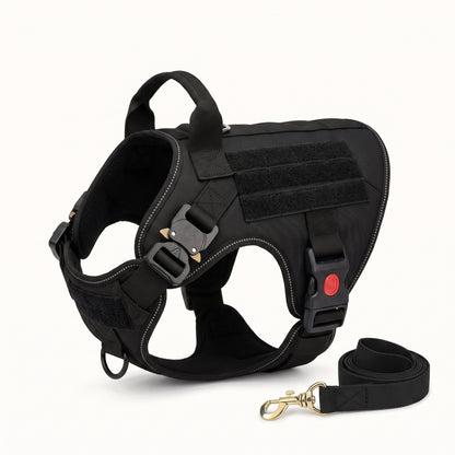 Adjustable Tactical Dog Harness & Leash Set