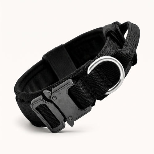 Heavy-Duty Tactical Dog Collar with Control Handle