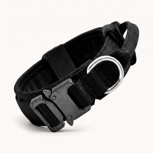 Heavy-Duty Tactical Dog Collar with Control Handle