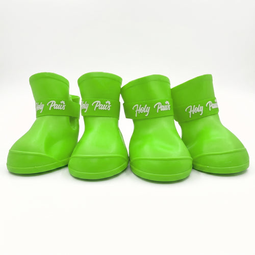 Waterproof Dog Rain Boots with Grip Sole