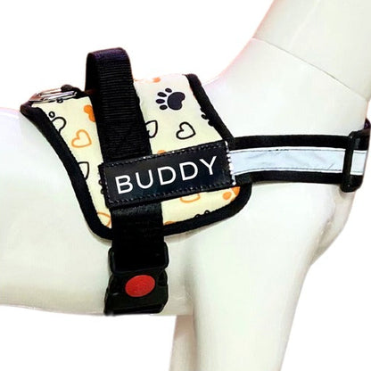 Adjustable Padded Dog Vest Harness
