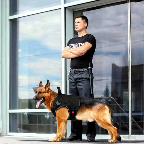 Adjustable Tactical Dog Harness & Leash Set