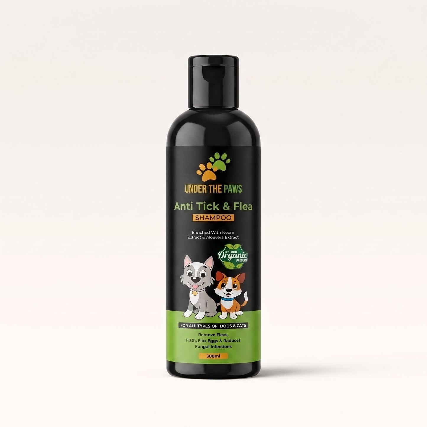 Anti-Tick & Flea Shampoo for Dogs & Cats