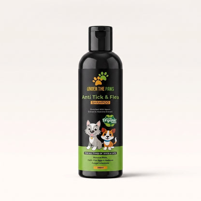 Anti-Tick & Flea Shampoo for Dogs & Cats