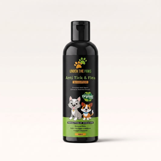 Anti-Tick & Flea Shampoo for Dogs & Cats