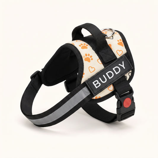 Adjustable Padded Dog Vest Harness