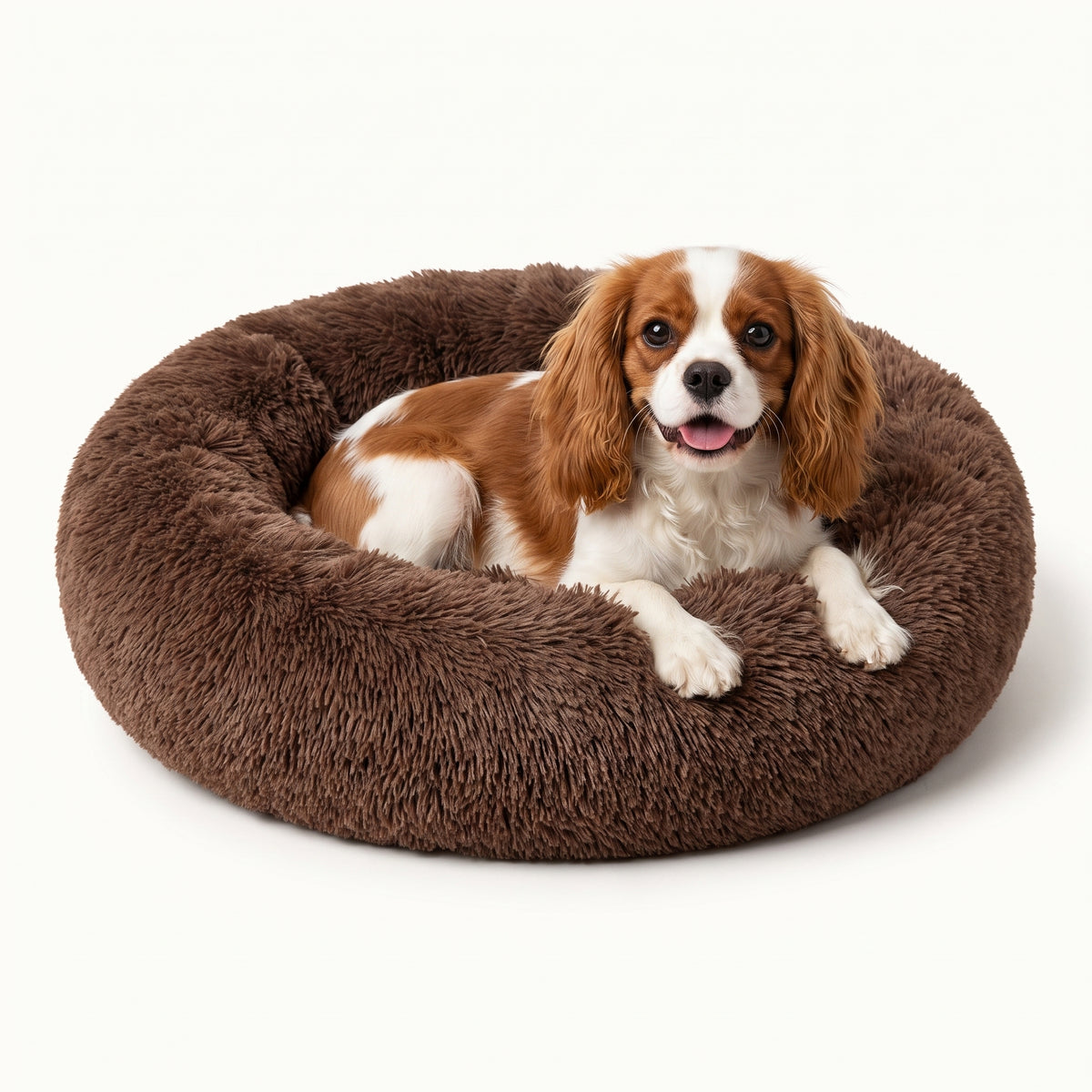 Reversible Round Donut Bed for Dogs & Cats