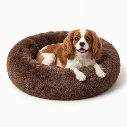 Reversible Round Donut Bed for Dogs & Cats