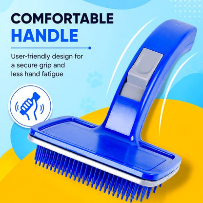 Self-Cleaning Slicker Brush for Dogs & Cats