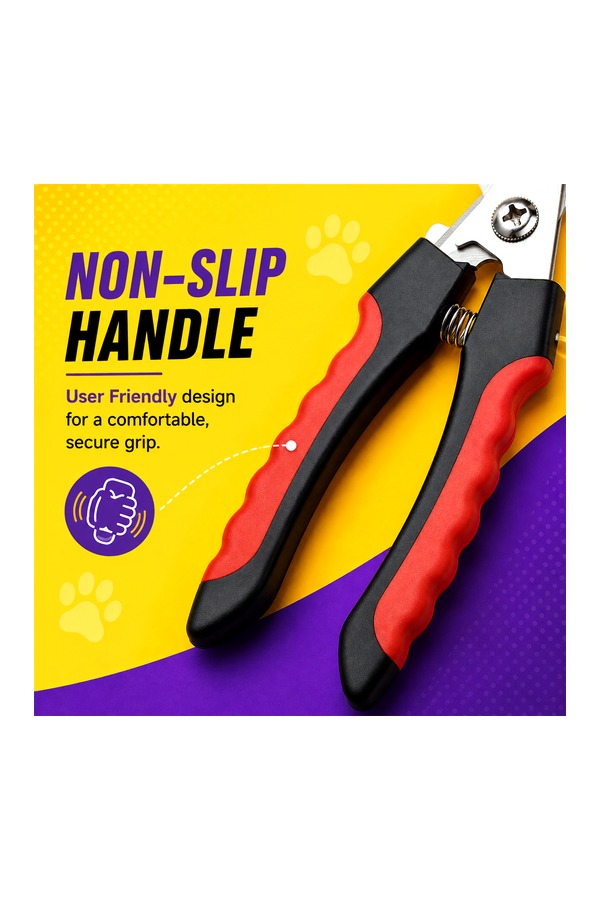 Dog Nail Cutter, Pet Nail Clipper, Claw & Nails Clippers Grinder Trimmer for Small, Medium, Large Dogs, Pack Of 1 piece