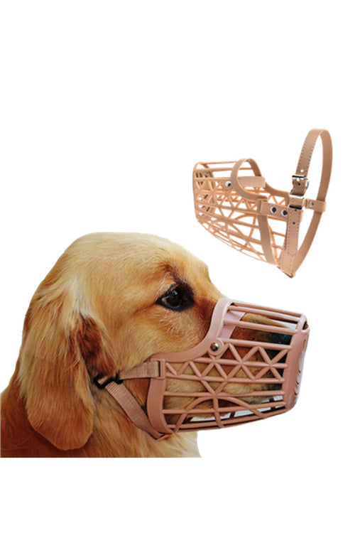 Dogs Mouth Cover muzzles | Anti-Biting Soft Plastic Dog Muzzle | Dog Mouth Cap | bite Guard with Adjustable Handy Strap