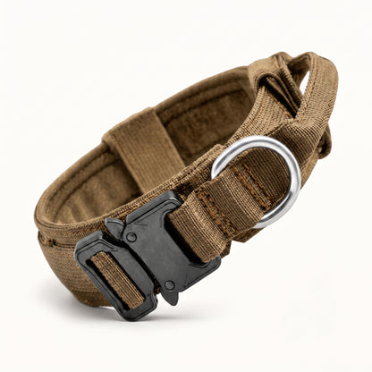 Heavy-Duty Tactical Dog Collar with Control Handle