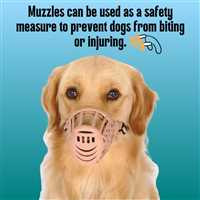 Dogs Mouth Cover muzzles | Anti-Biting Soft Plastic Dog Muzzle | Dog Mouth Cap | bite Guard with Adjustable Handy Strap