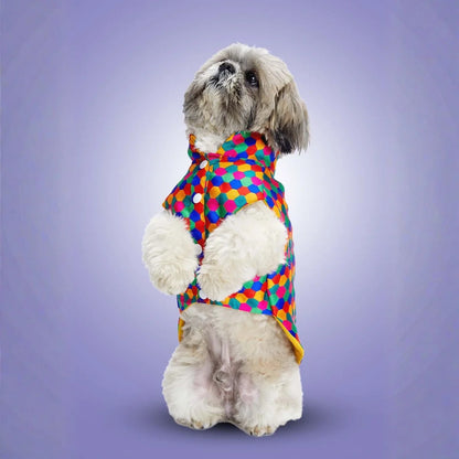 Polka Dots Kurta – Stylish & Comfortable Dog Traditional Wear
