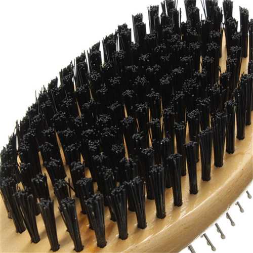 Double-Sided Wooden Dog Grooming Brush